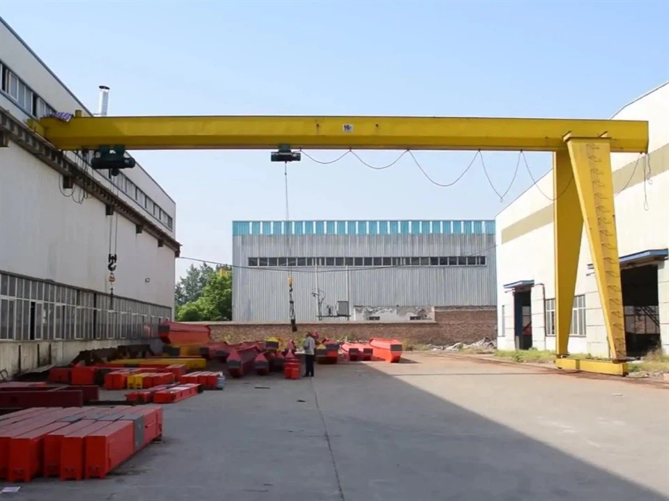 single girder semi gantry crane