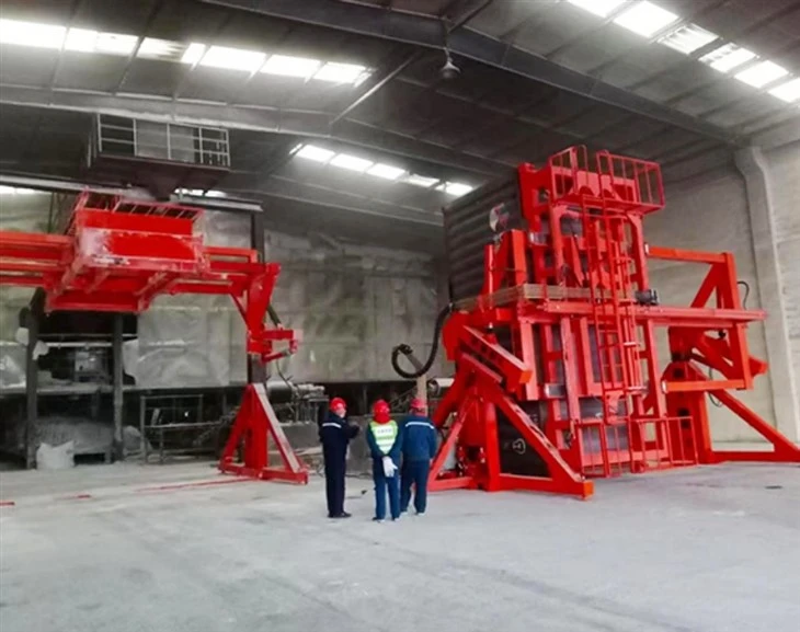 35t Container Tilters for workshop warehouse